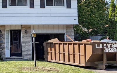 Fall Clean-up Hero:  5 Ways To Use a Disposal Bin